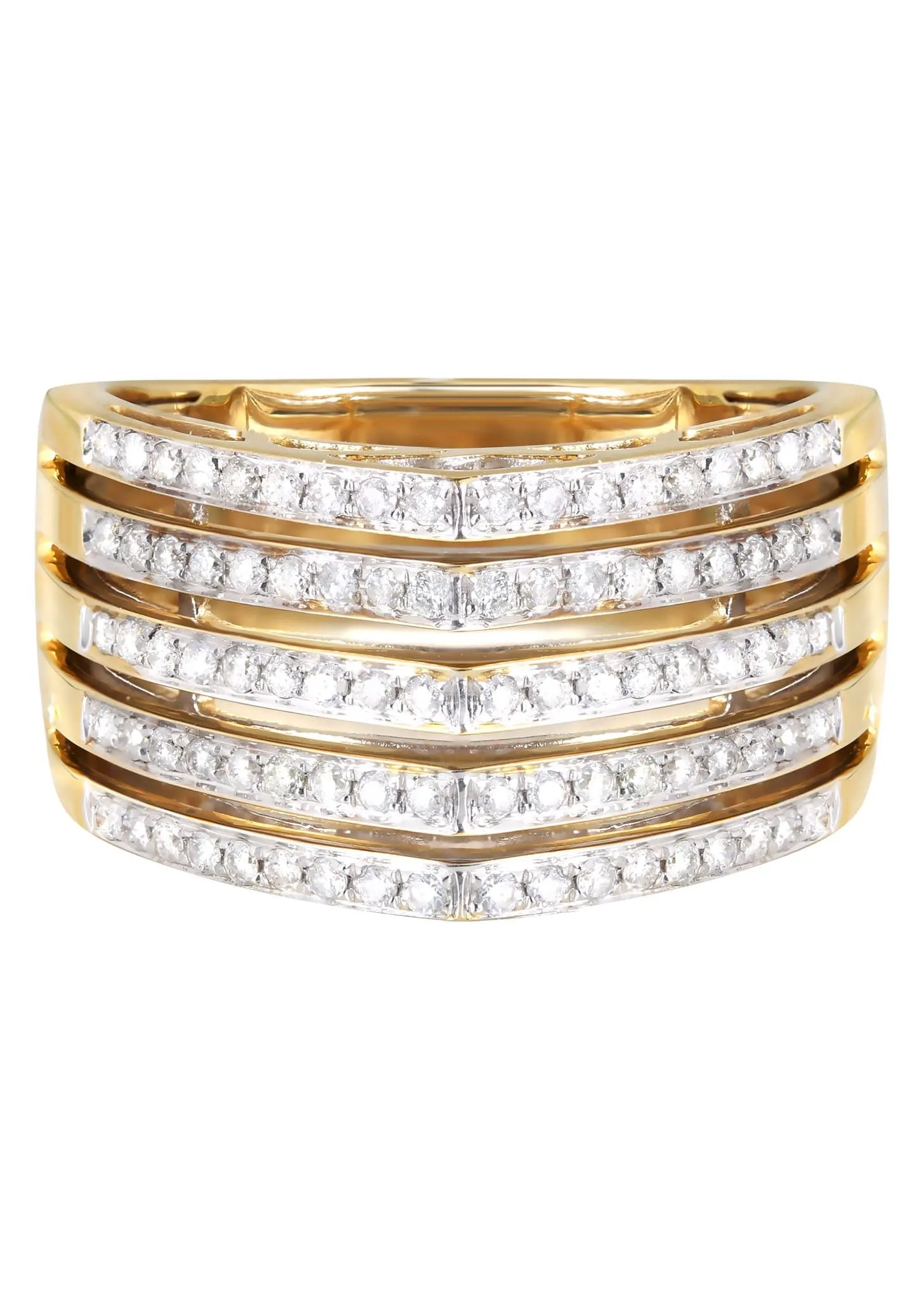 14K Ladies Diamond Cocktail Ring | 0.59 Carats | 6.15 Grams