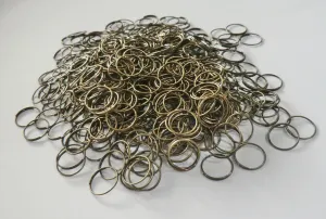250 Antique Brass Bronze Chandelier 11 mm Rings for Droplets Crystals Drops a