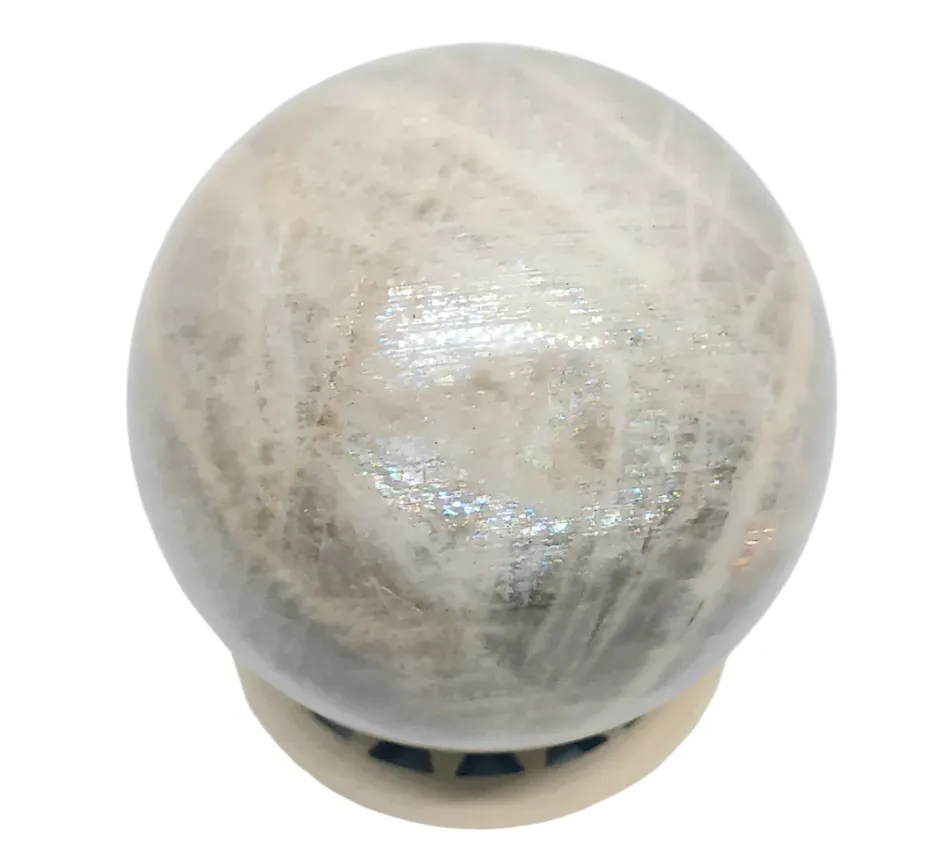 308G Moonstone Crystal Sphere