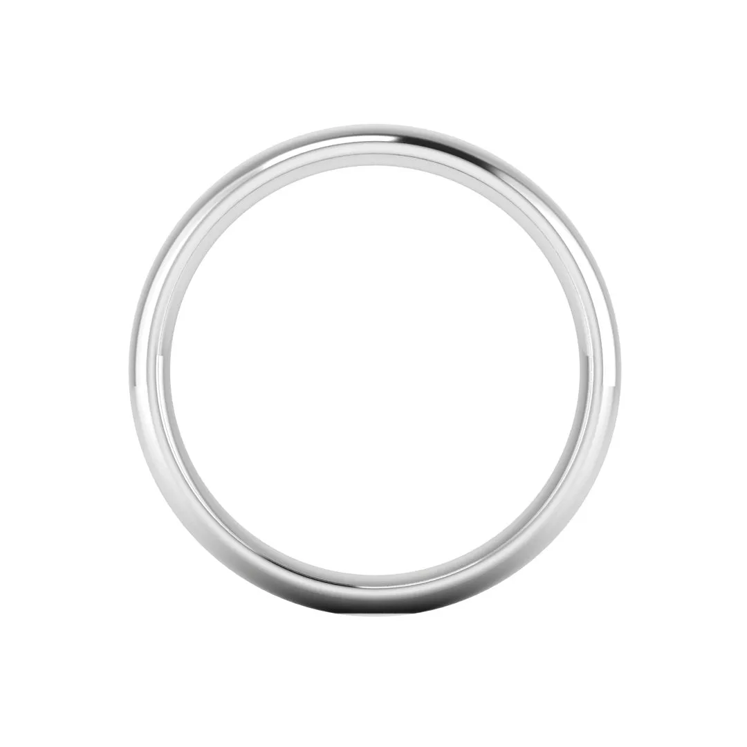 3.5mm Band Classic Traditional Court Wedding Ring