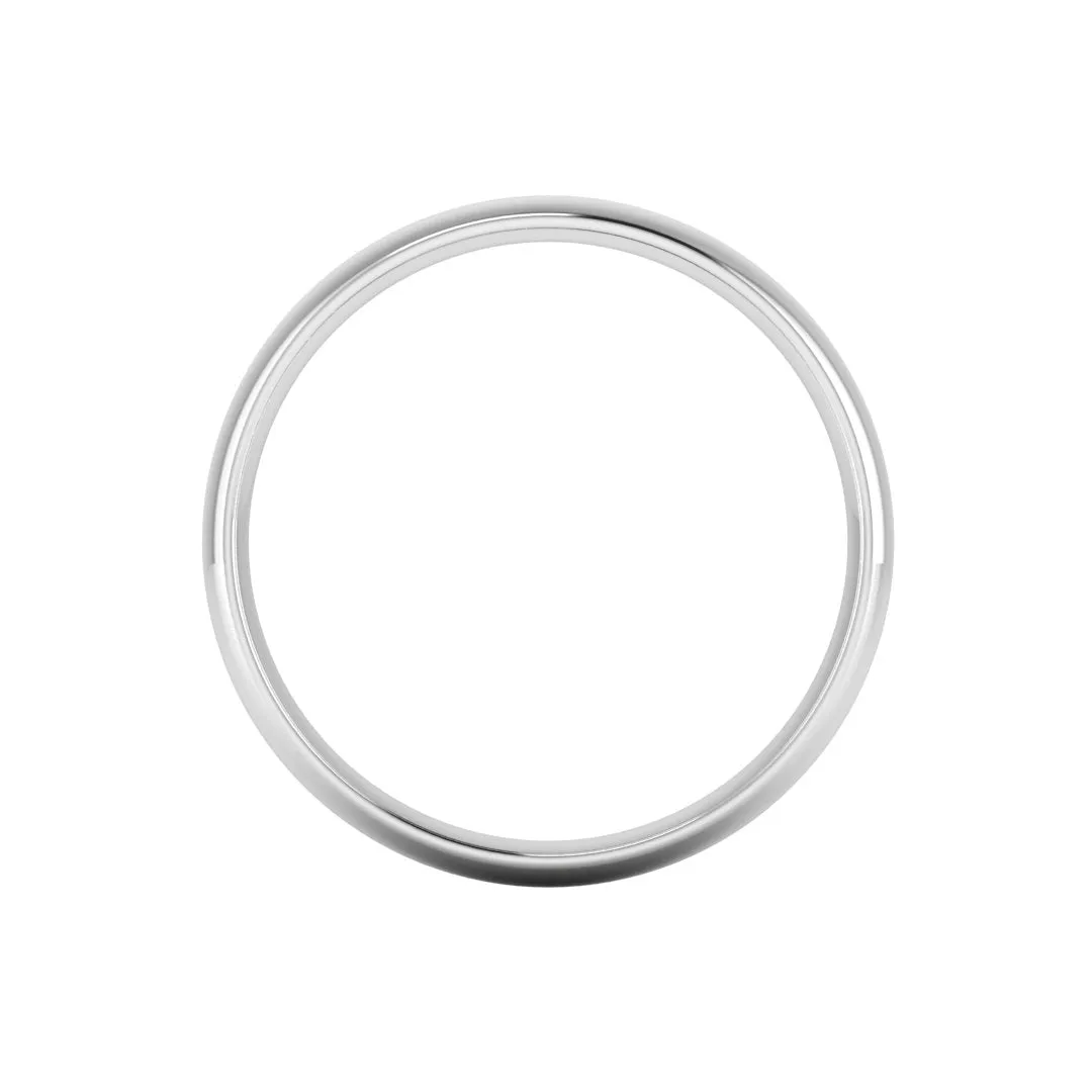 3.5mm Band Classic Traditional Court Wedding Ring