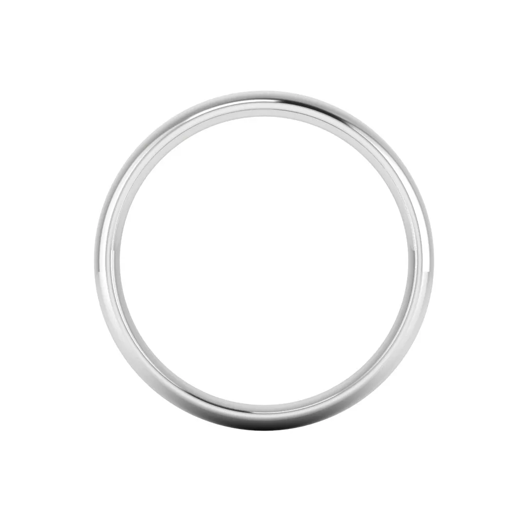 3.5mm Band Classic Traditional Court Wedding Ring