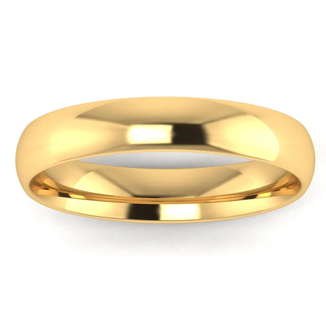 3.5mm Band Classic Traditional Court Wedding Ring