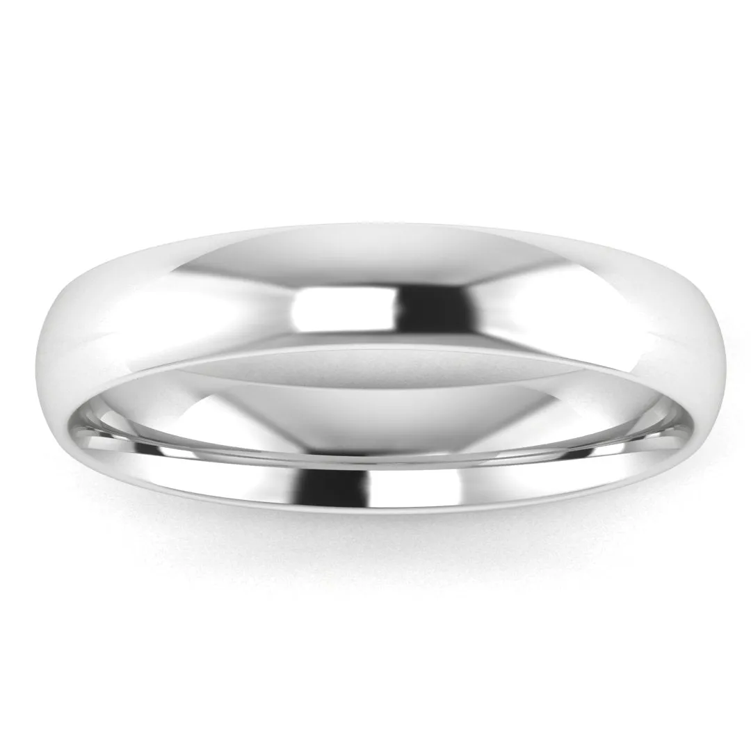 3.5mm Band Classic Traditional Court Wedding Ring