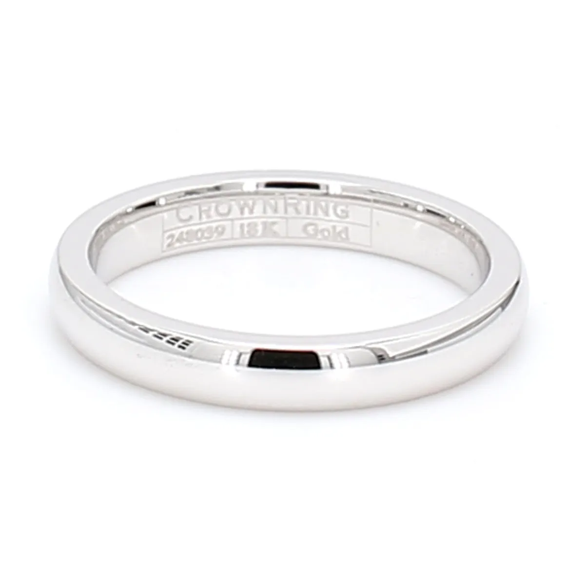 3mm 18k Gold Wedding Band