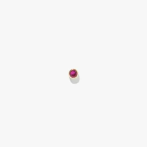 3mm Lonely Ruby Stud (Single)