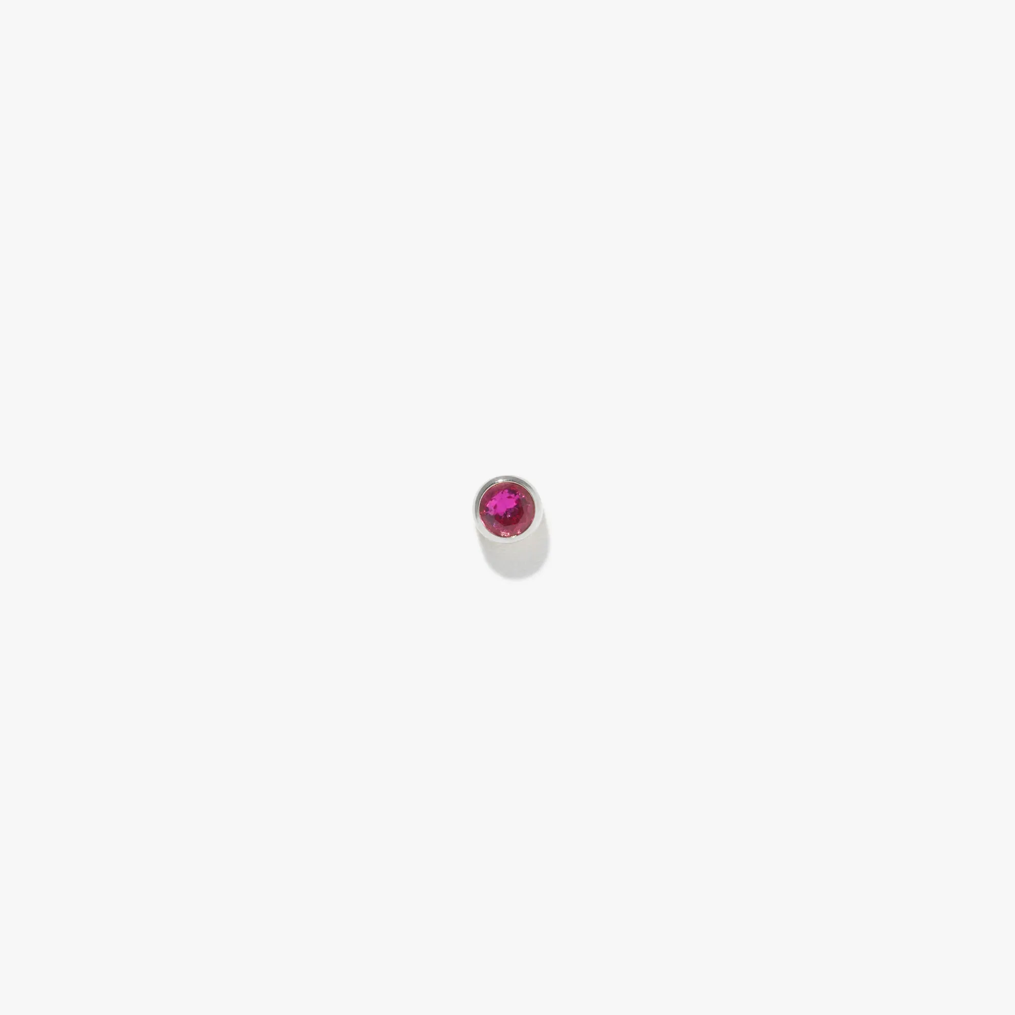 3mm Lonely Ruby Stud (Single)