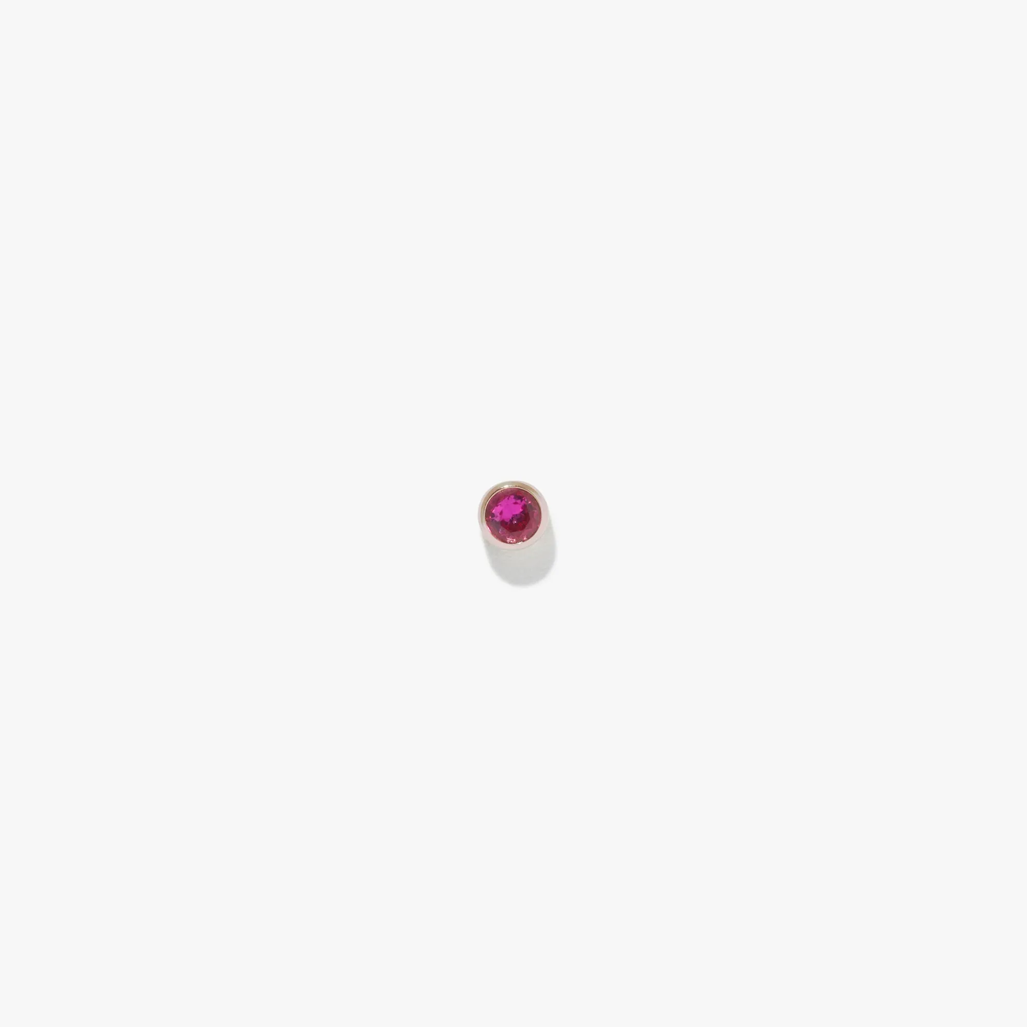 3mm Lonely Ruby Stud (Single)