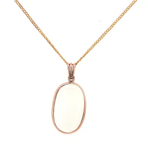 9ct Yellow Gold Moonstone Pendant