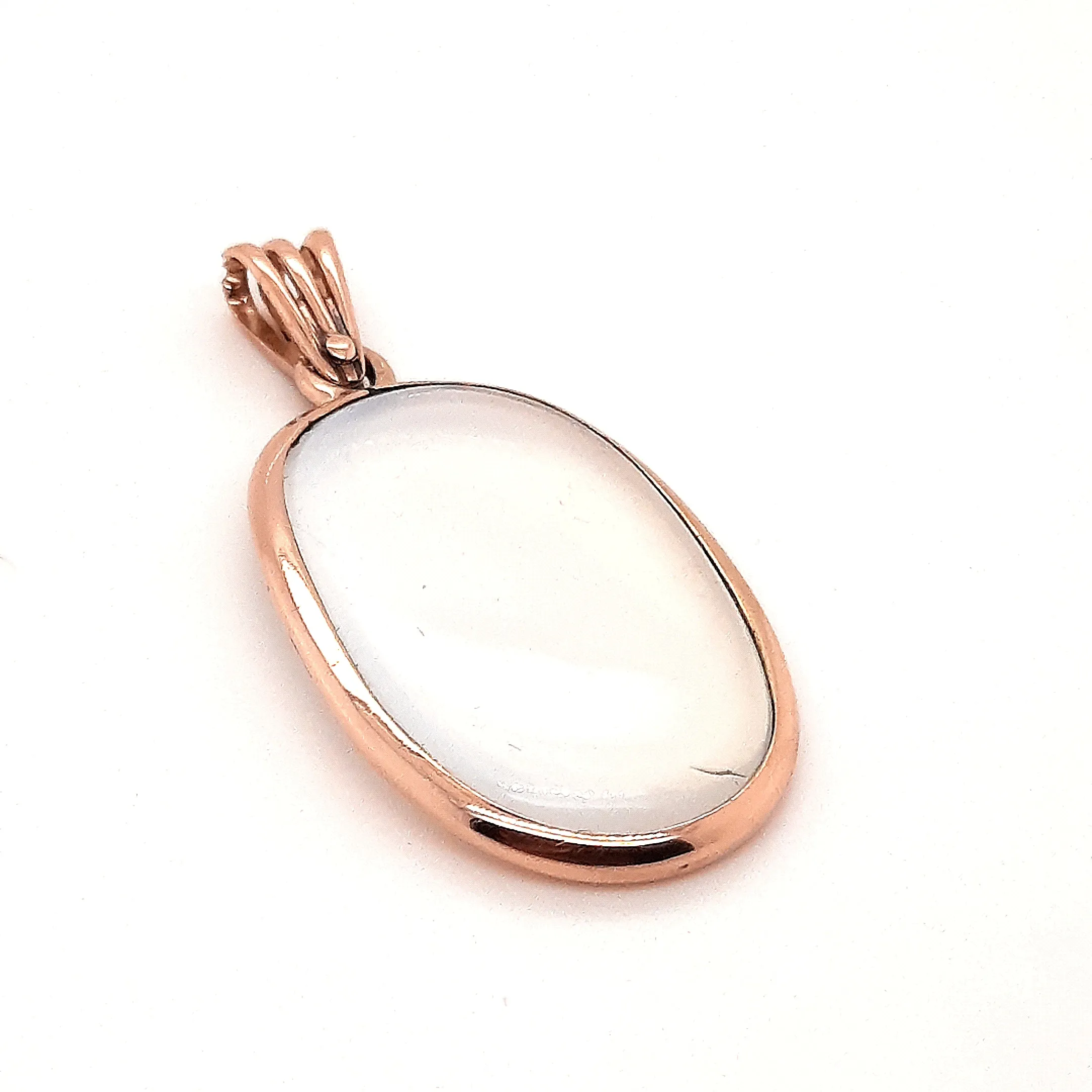 9ct Yellow Gold Moonstone Pendant