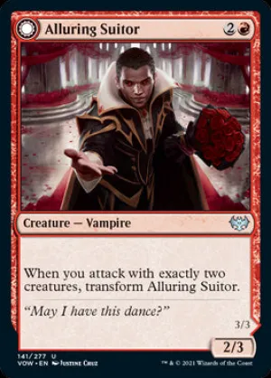 Alluring Suitor // Deadly Dancer #141 Crimson Vow Single