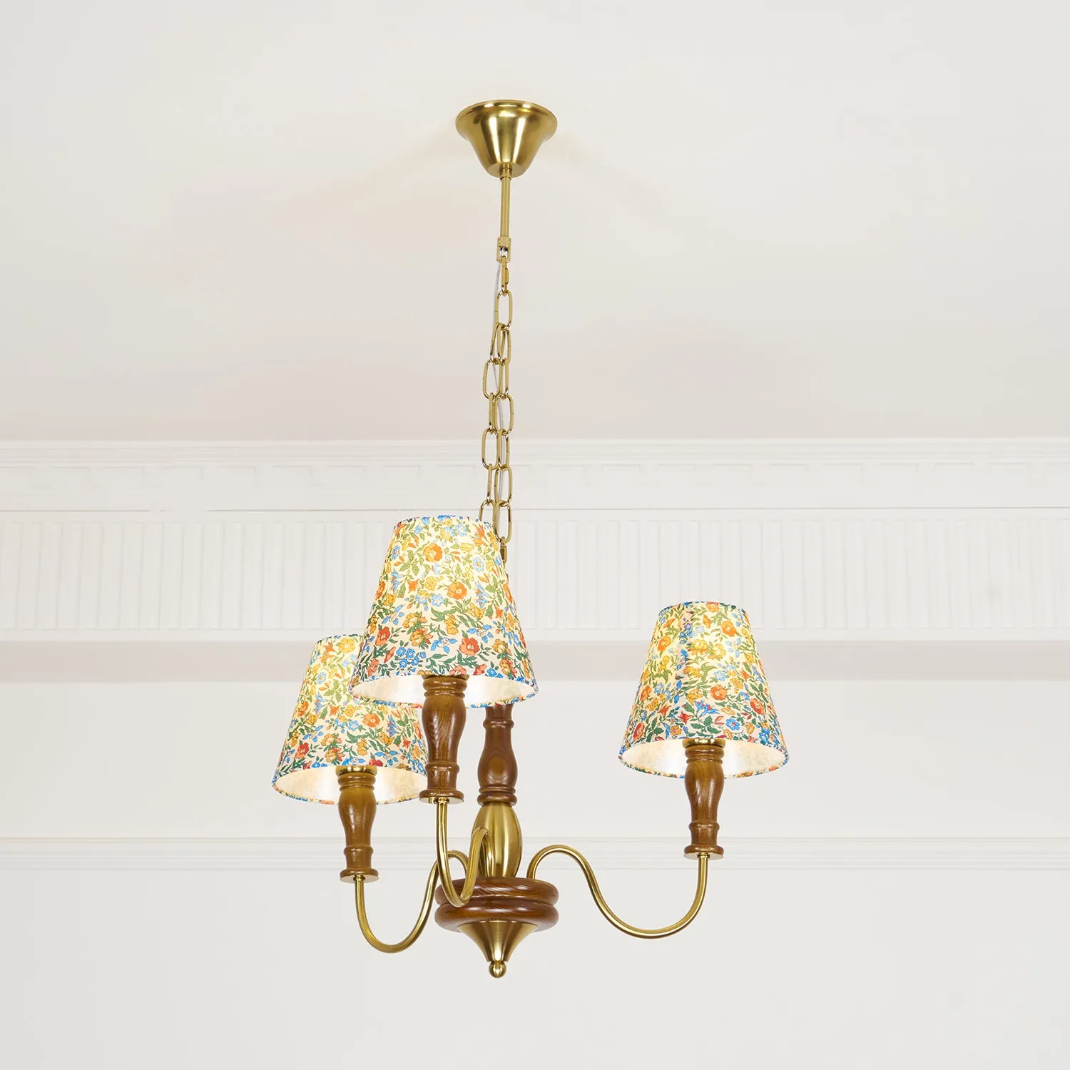Alyssa Flower Fabric Chandelier