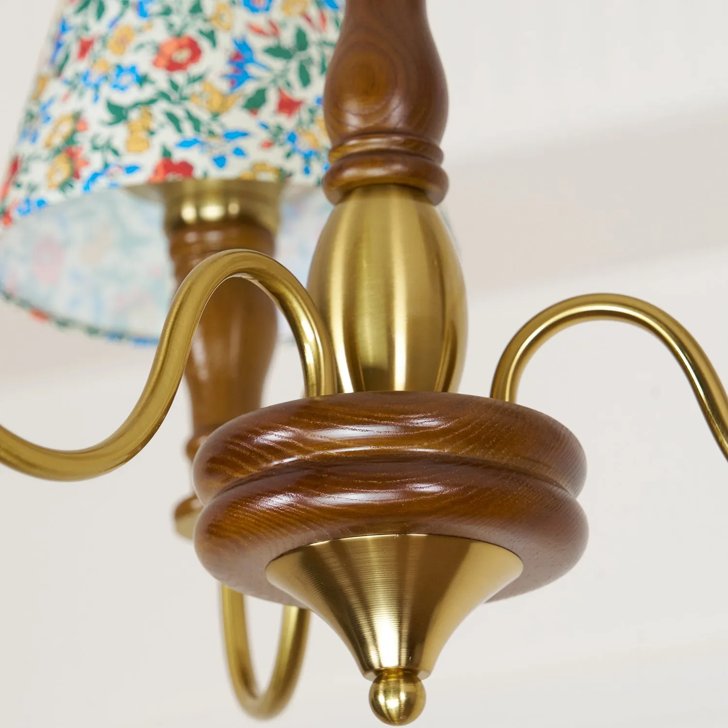 Alyssa Flower Fabric Chandelier