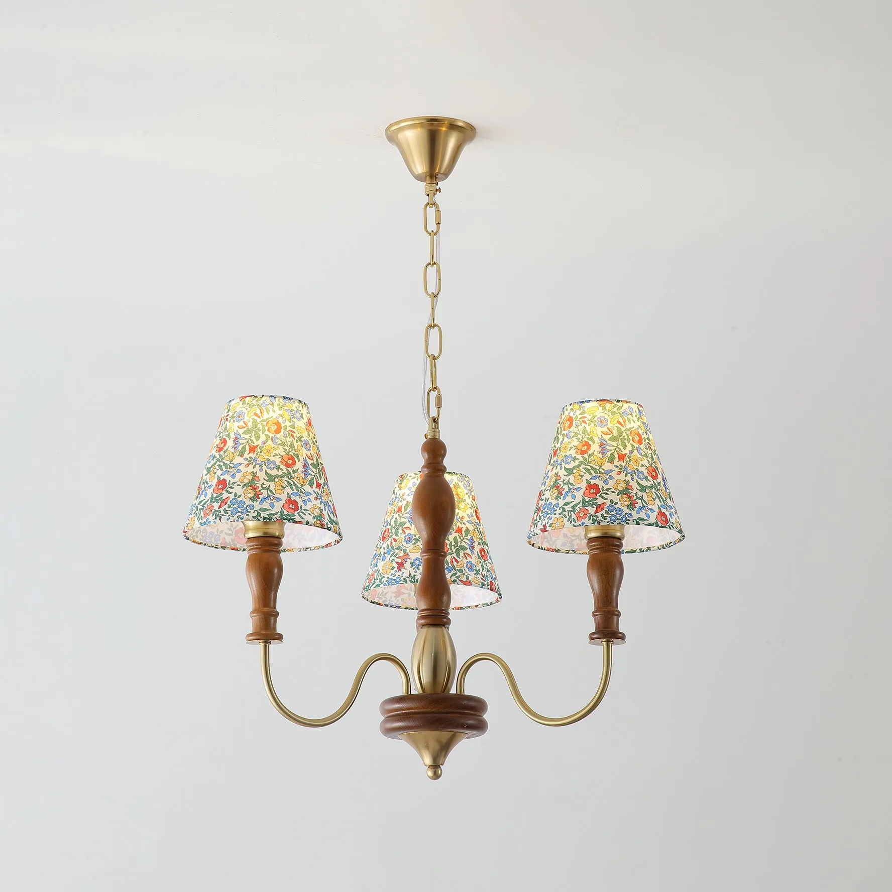 Alyssa Flower Fabric Chandelier