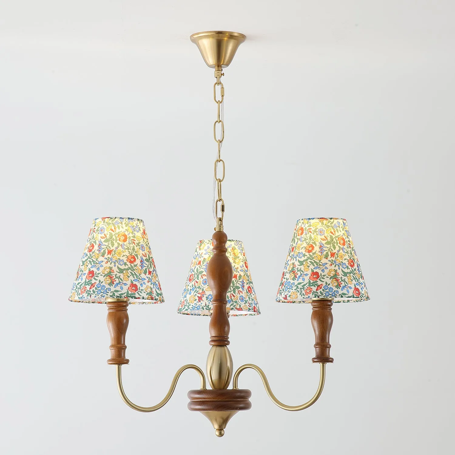 Alyssa Flower Fabric Chandelier