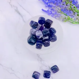 Amethyst Cube Crystal ,Natural Polished Amethyst Tumble Stone
