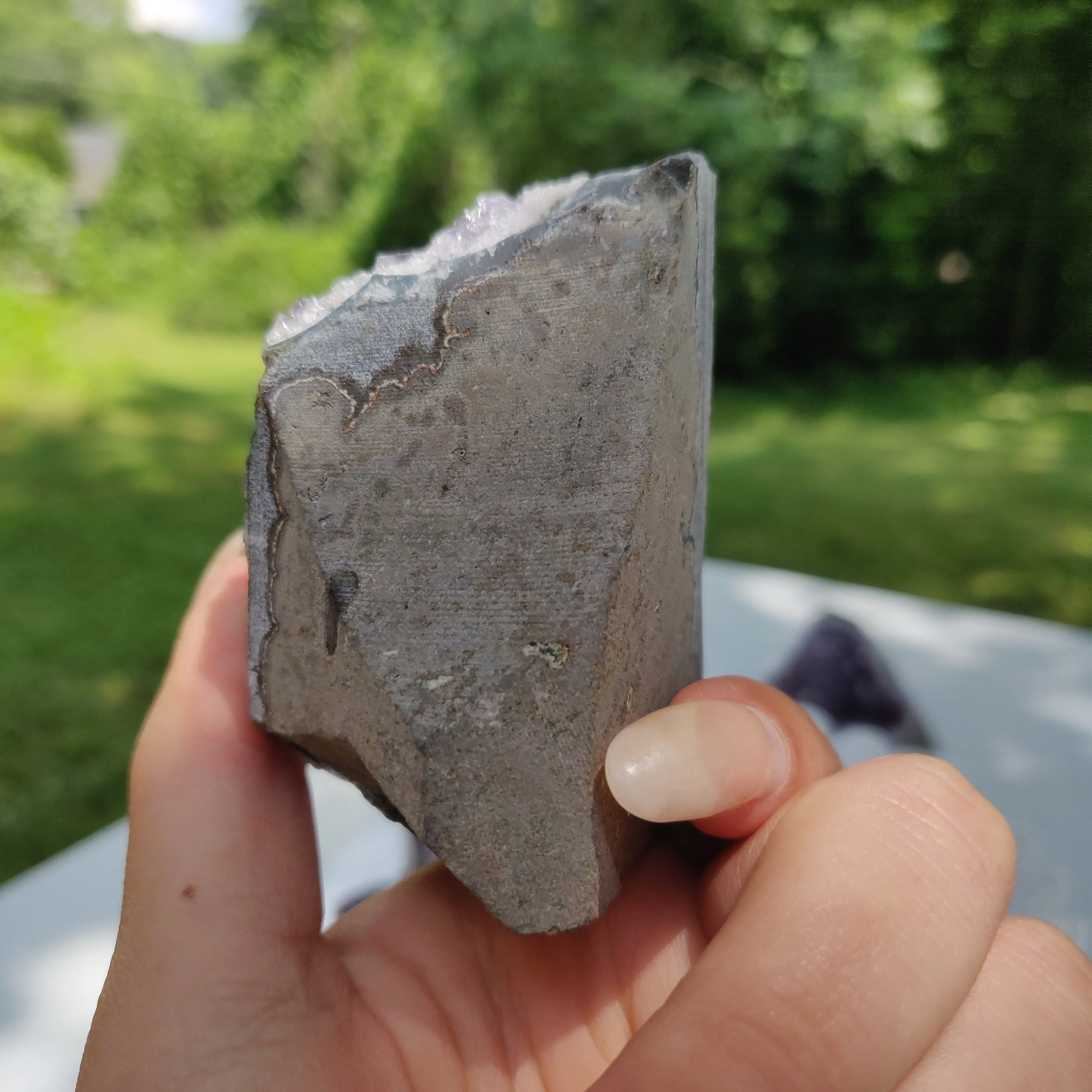 Amethyst Geode Free Form, Cut Base (#10)