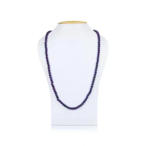 Amethyst Mala - 15 Inches | 108 Beads/ 6 mm/ Amethyst Stone Mala for Meditation