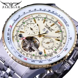 Aviator BRTL Man's Luxury Wrist Sport Multifunction Watch Automatic Tourbillion Design Movement Date Day,Week & Month Calendar Waterproof