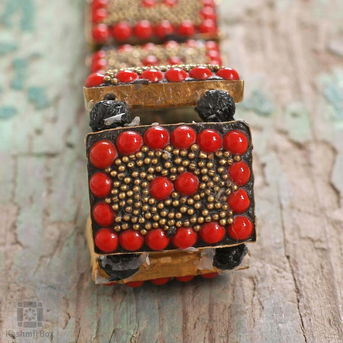 Beaded Red Handmade Bracelet
