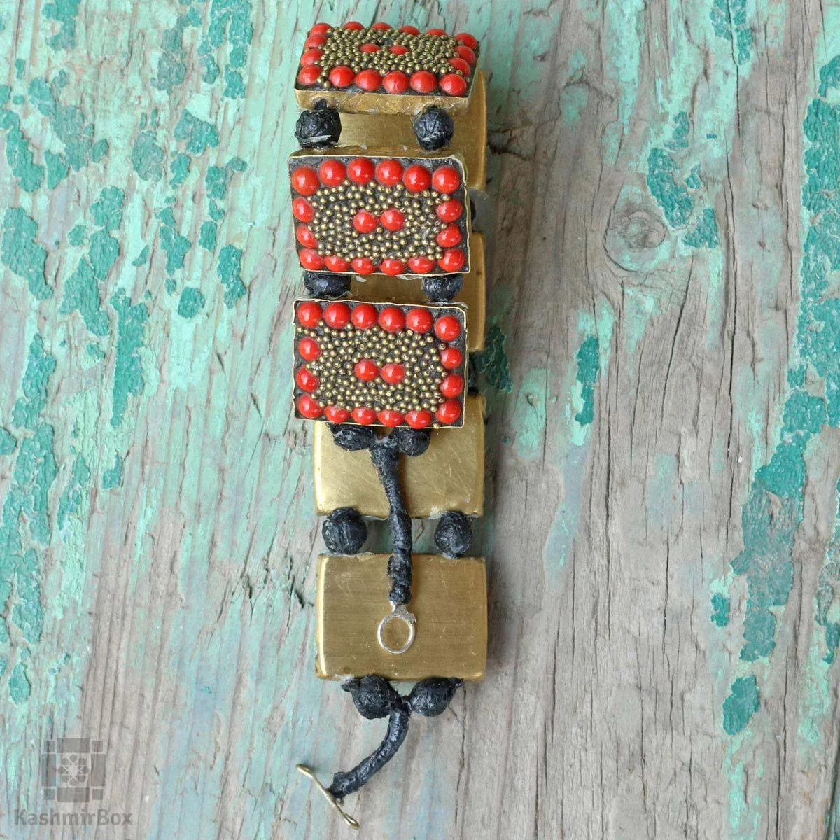 Beaded Red Handmade Bracelet