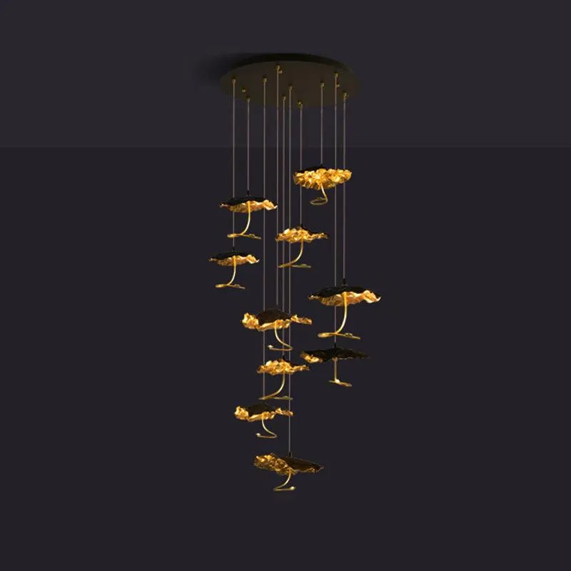 Brass Aviary Constellation Chandelier