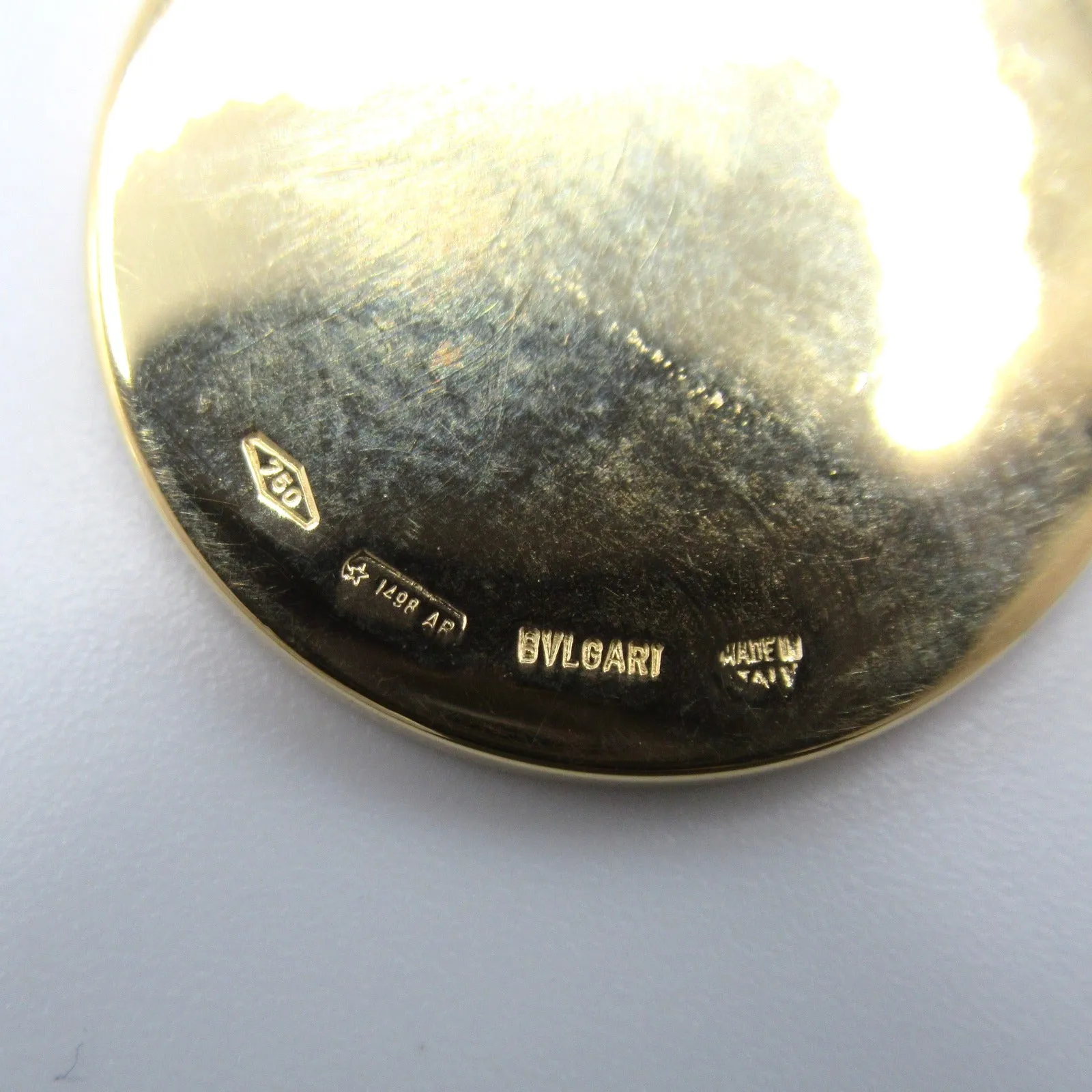 Bvlgari Onyx K18 Yellow Gold Necklace