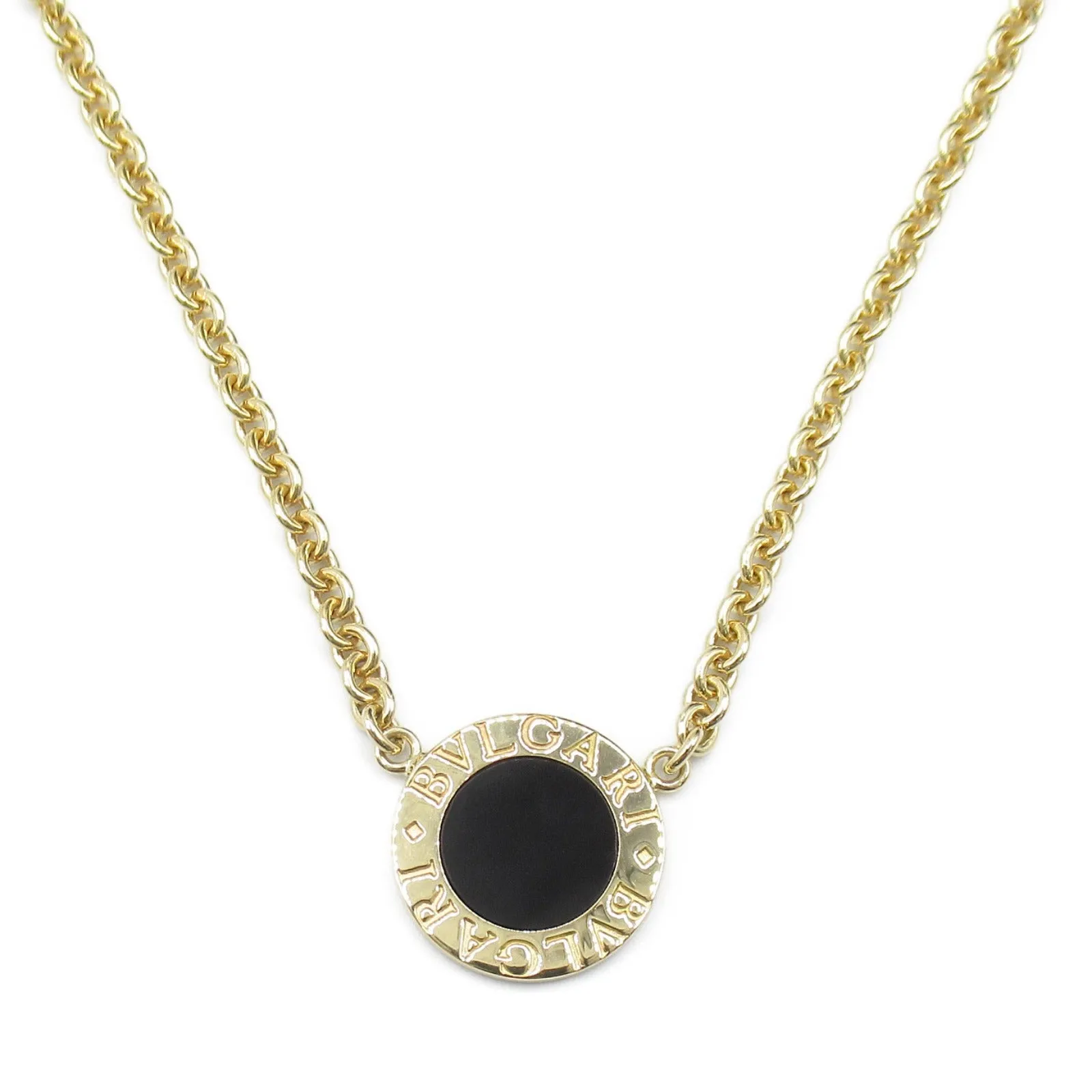 Bvlgari Onyx K18 Yellow Gold Necklace