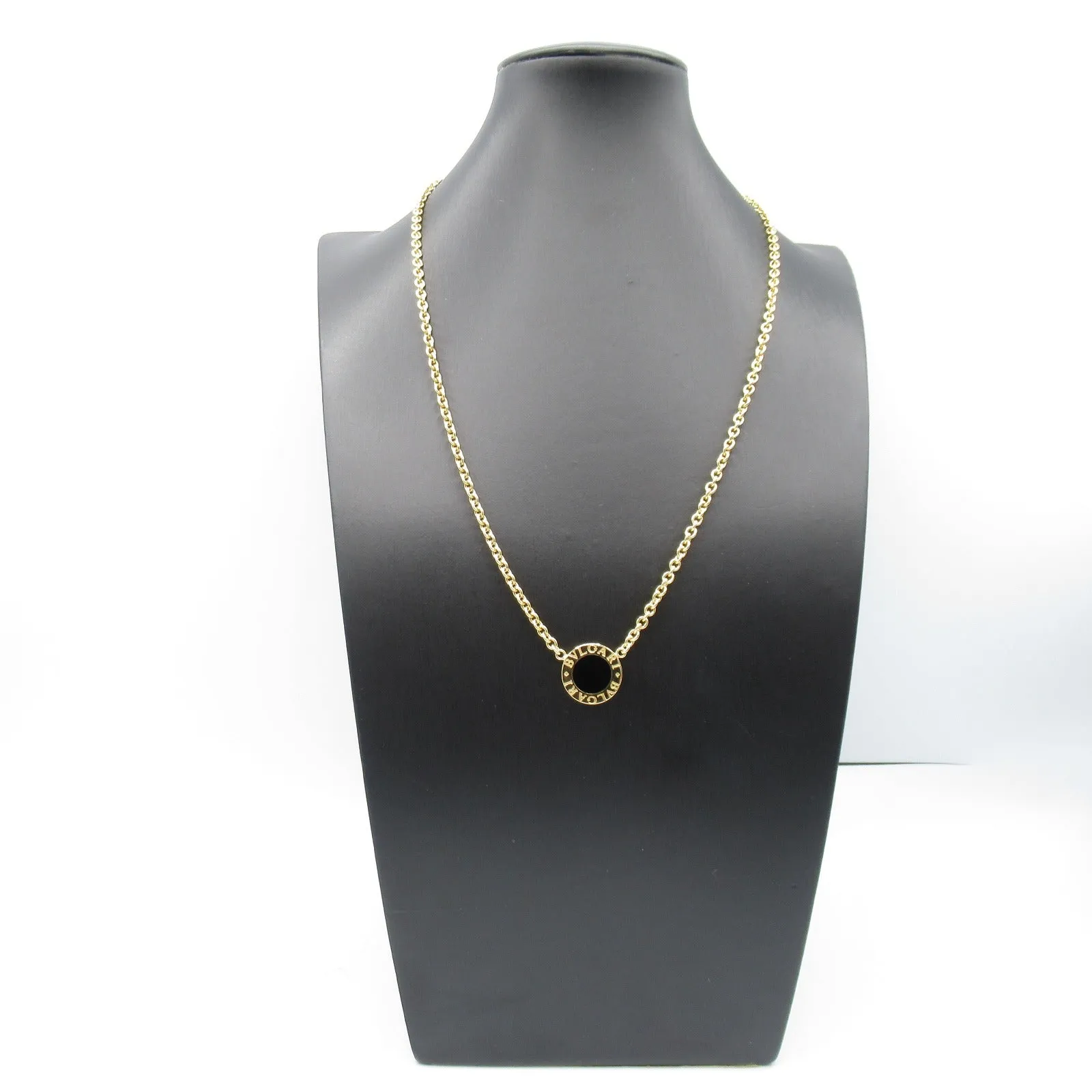 Bvlgari Onyx K18 Yellow Gold Necklace