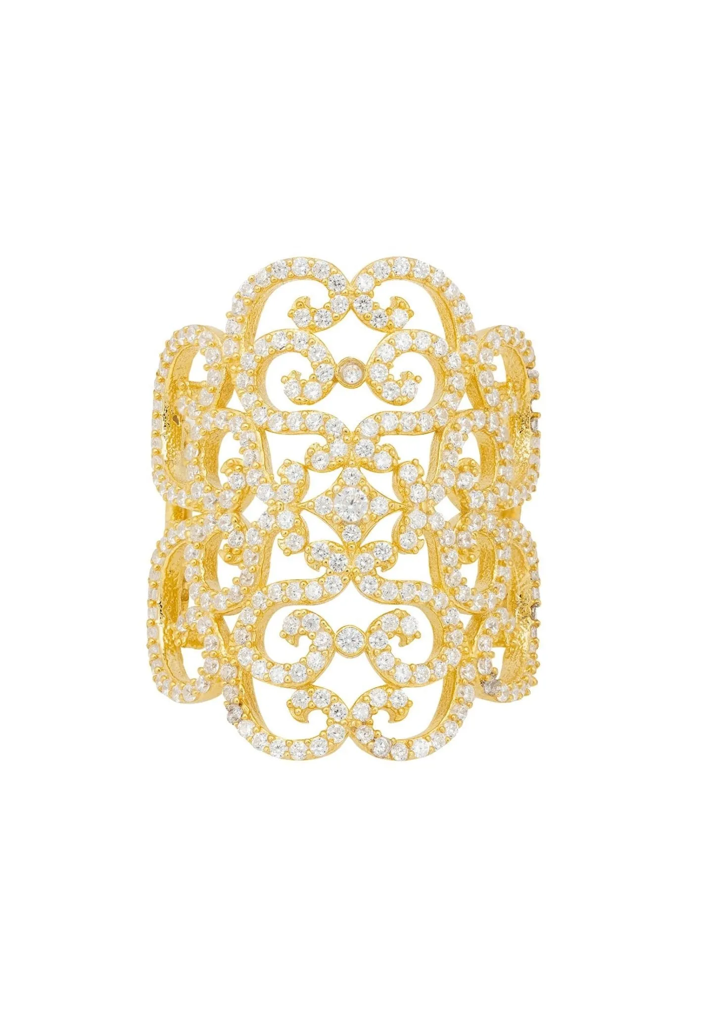 Countess Cocktail Ring White Gold
