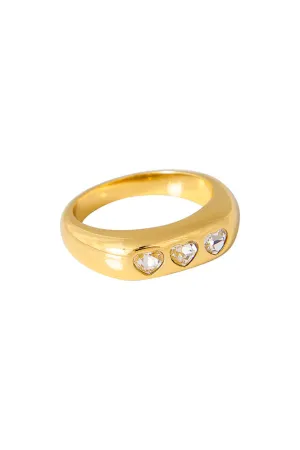 Crystal Love Ring