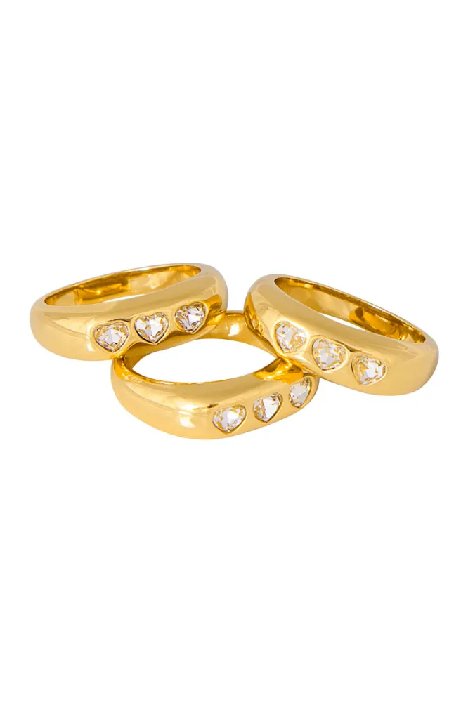 Crystal Love Ring