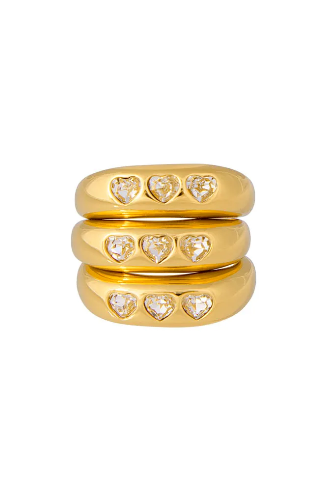 Crystal Love Ring