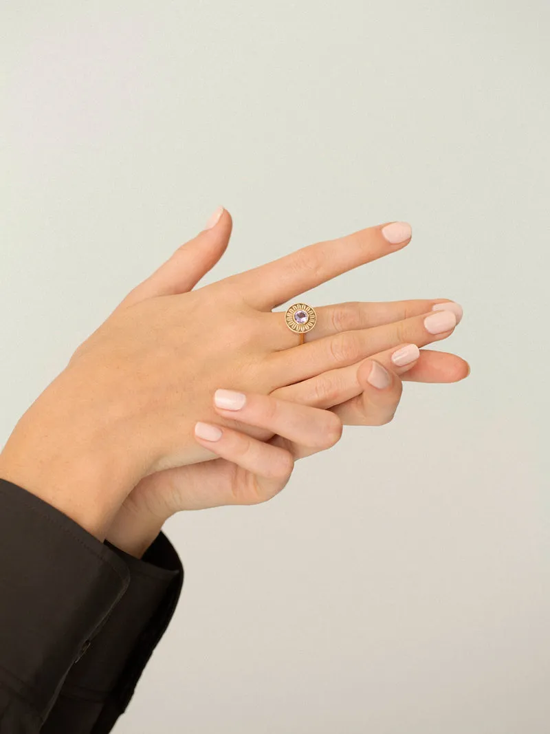 Daisy Cocktail Ring | 9k Gold (all stones)