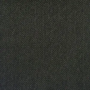 Dark Grey Herringbone Country Tweed Jacketing