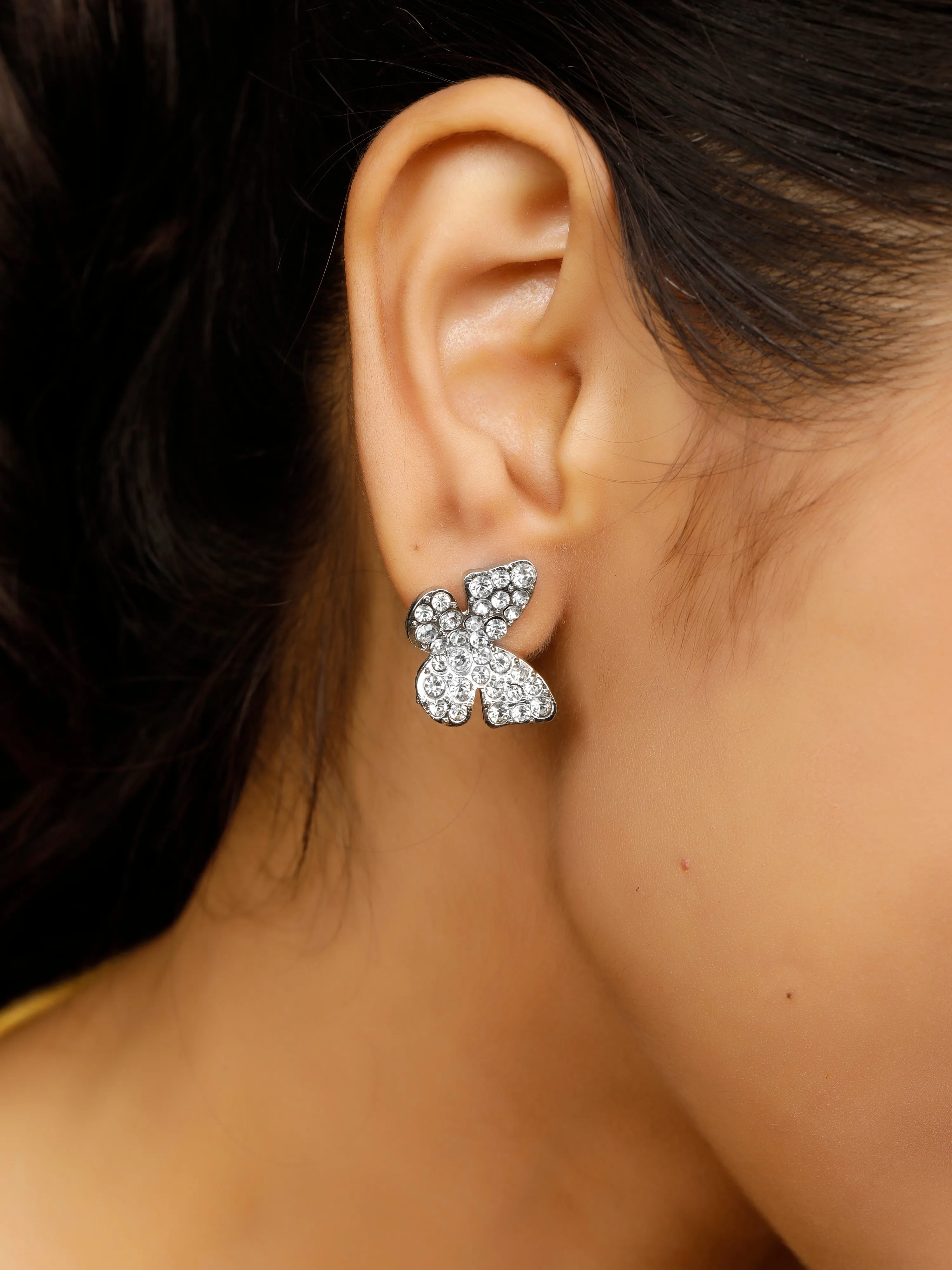 Dazzling Butterfly Stud