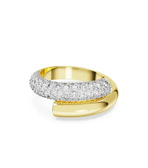 Dextera Cocktail Ring White Gold-tone Plated