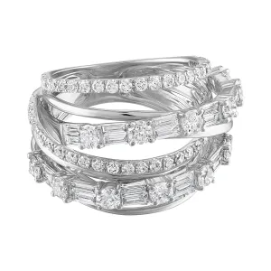 Diamond Chunky Cocktail Ring