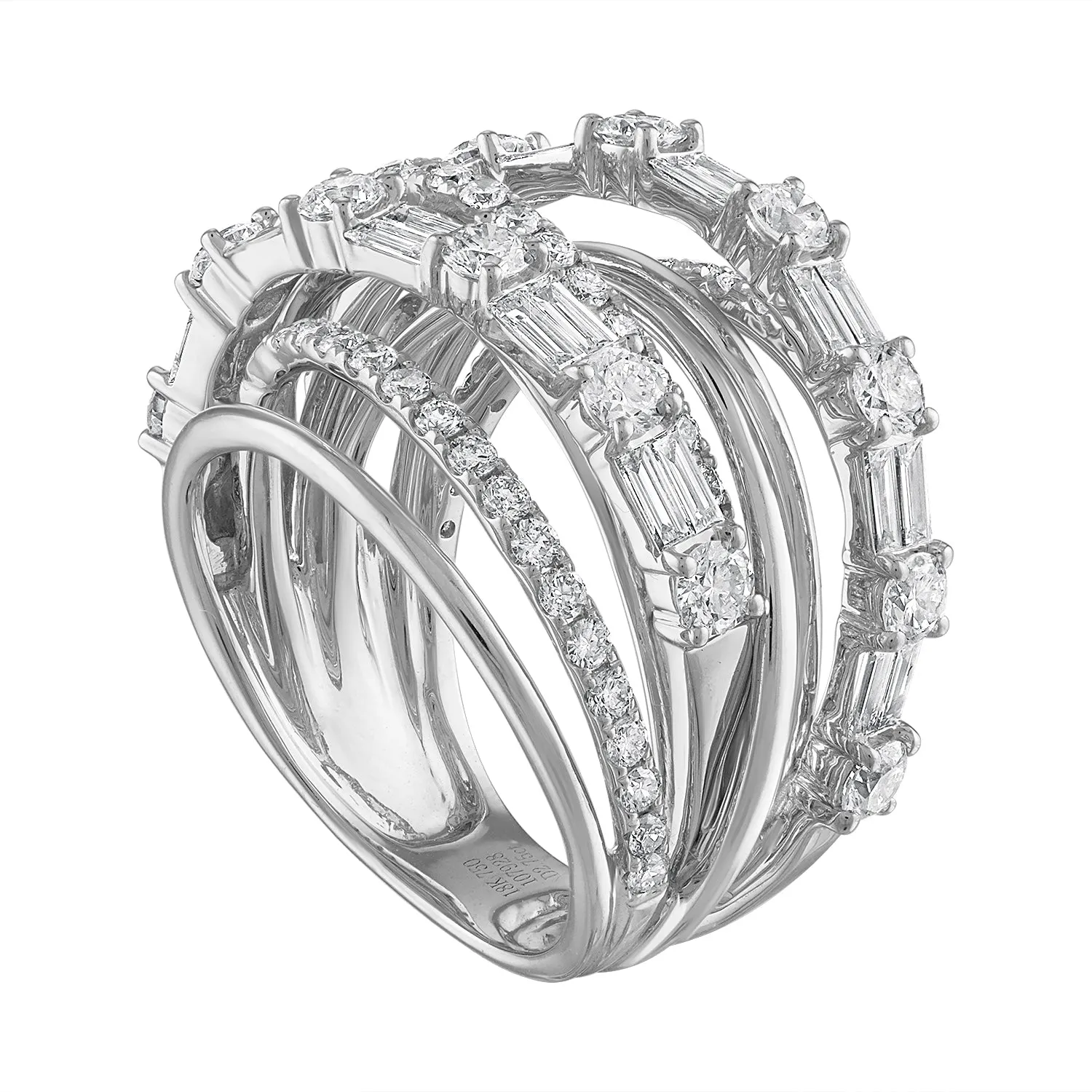 Diamond Chunky Cocktail Ring