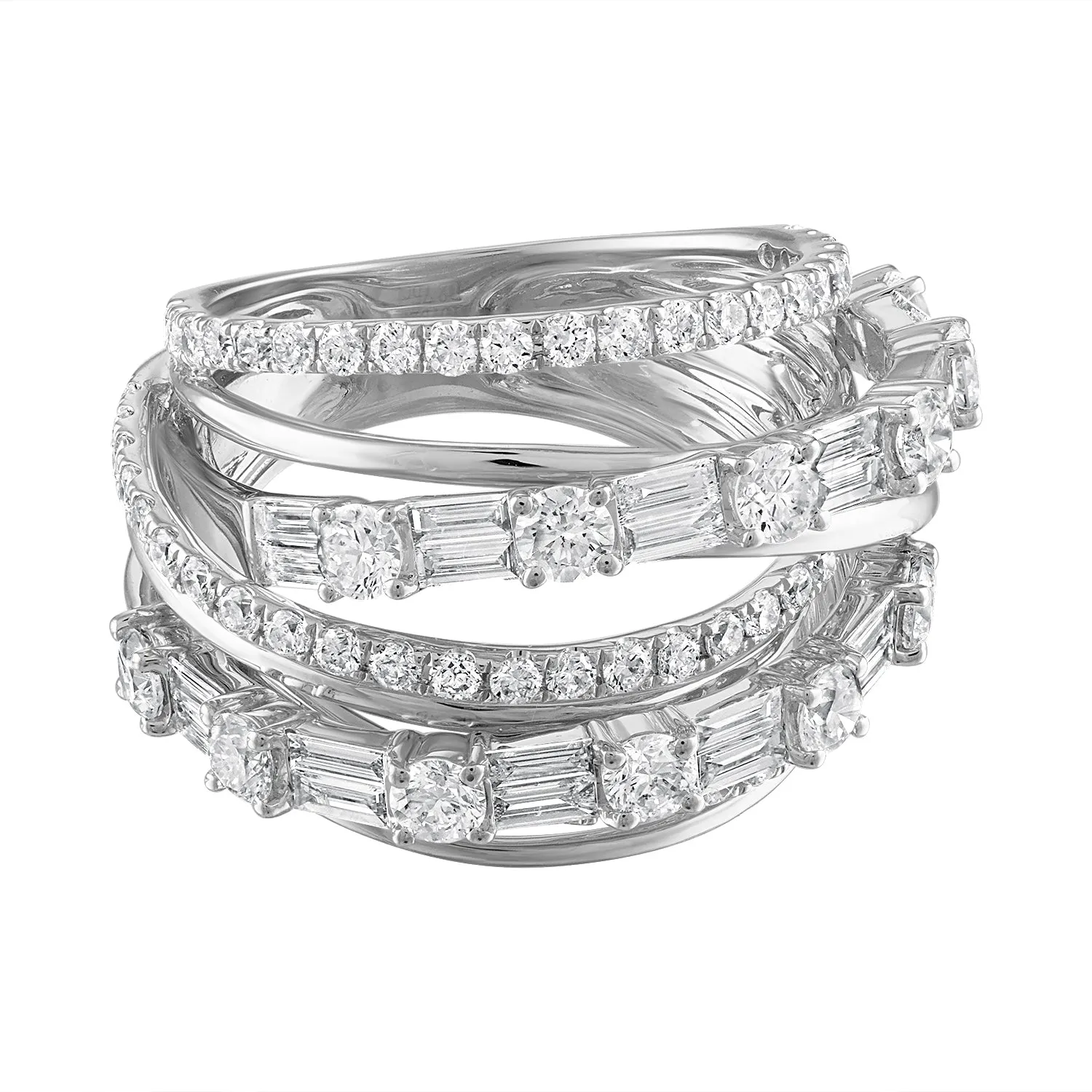 Diamond Chunky Cocktail Ring