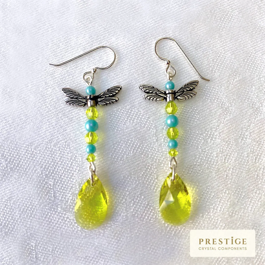 Dragonfly Drop Earrings