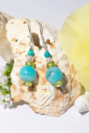 Earrings Gemstone Cool Waters