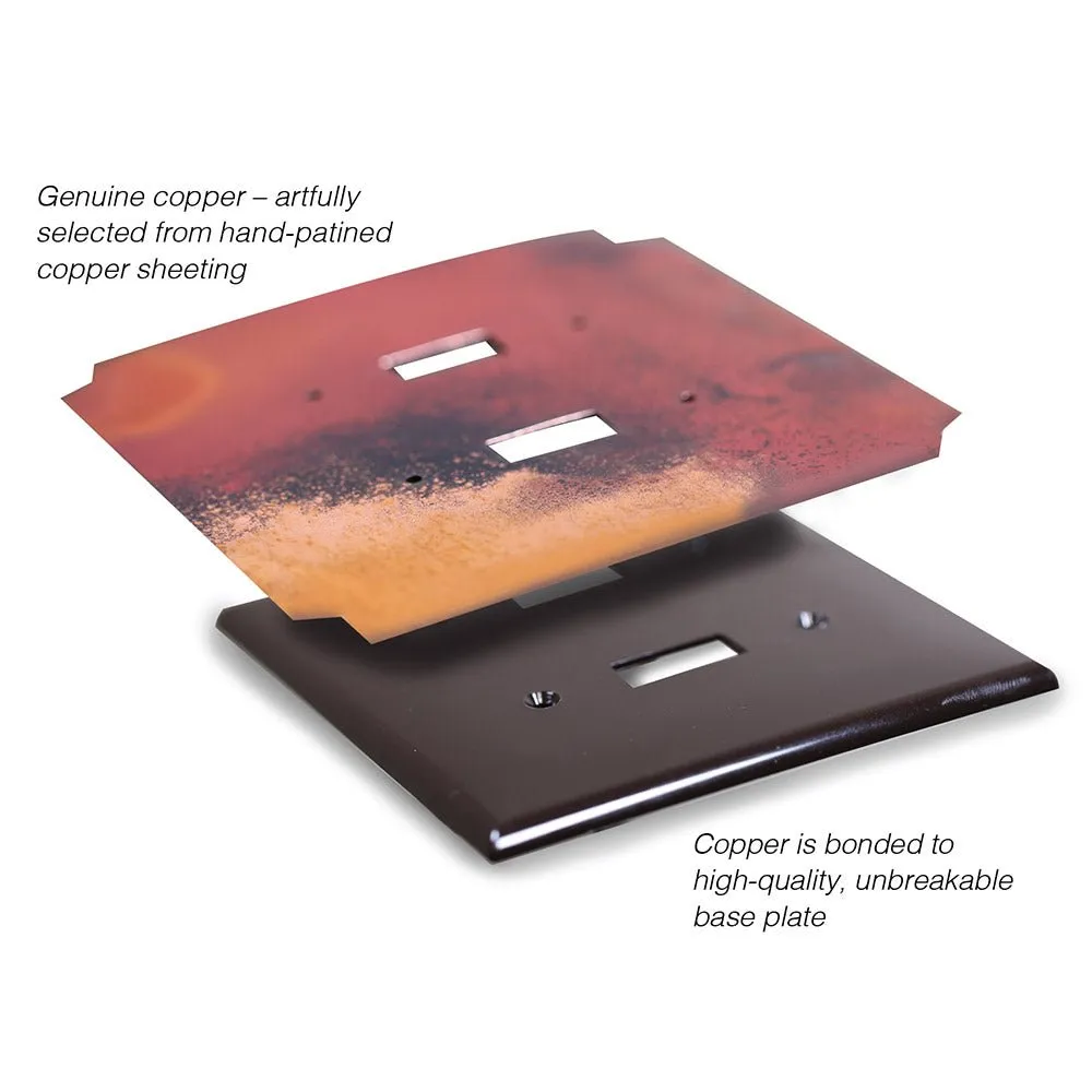 Enchantment Horizontal Copper - 2 Blank Wallplate