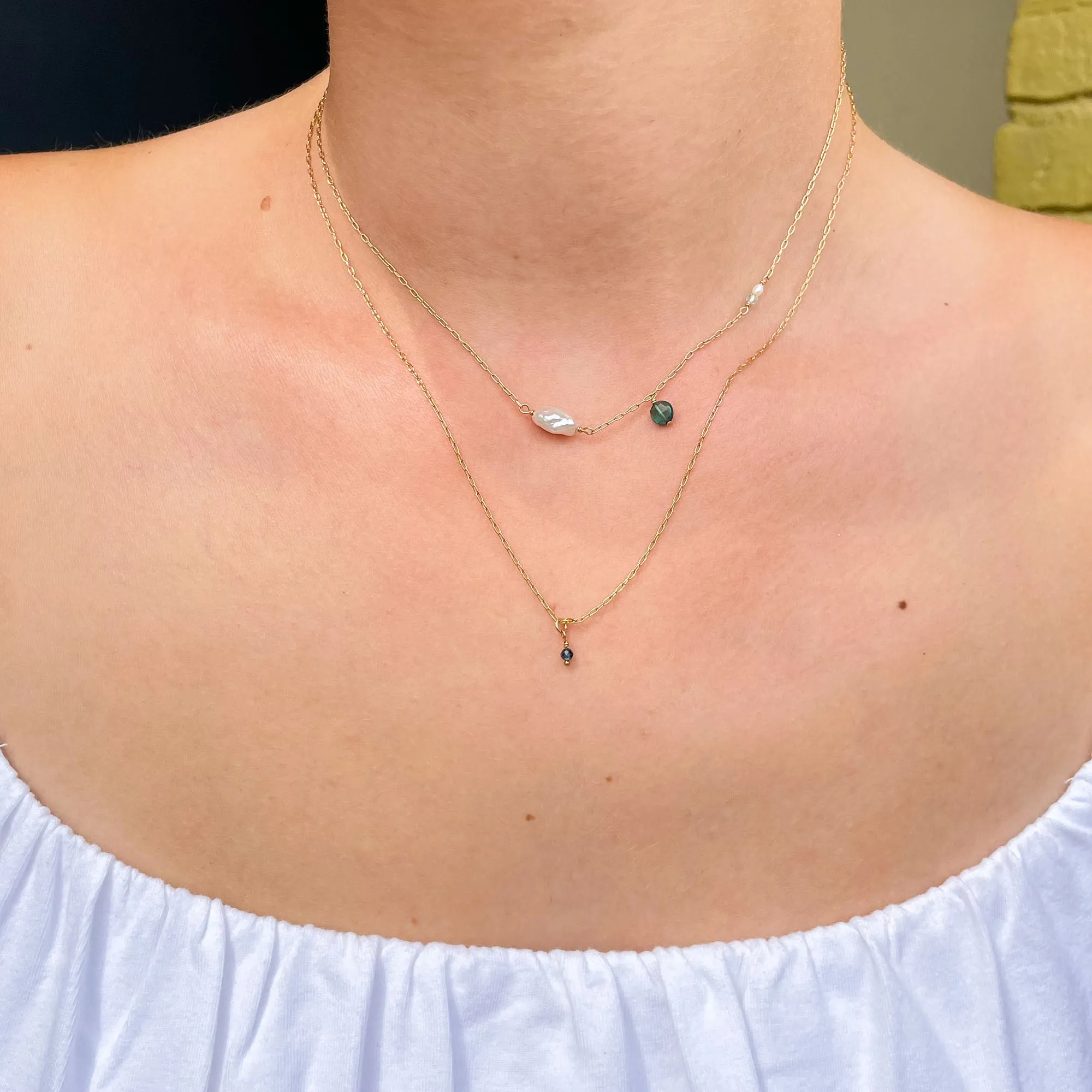 Endless Soiree necklace gold filled
