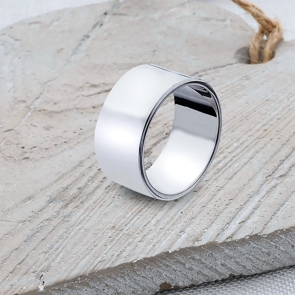 Flat Band Ring - SR106 2mm-10mm SIZES G-Q