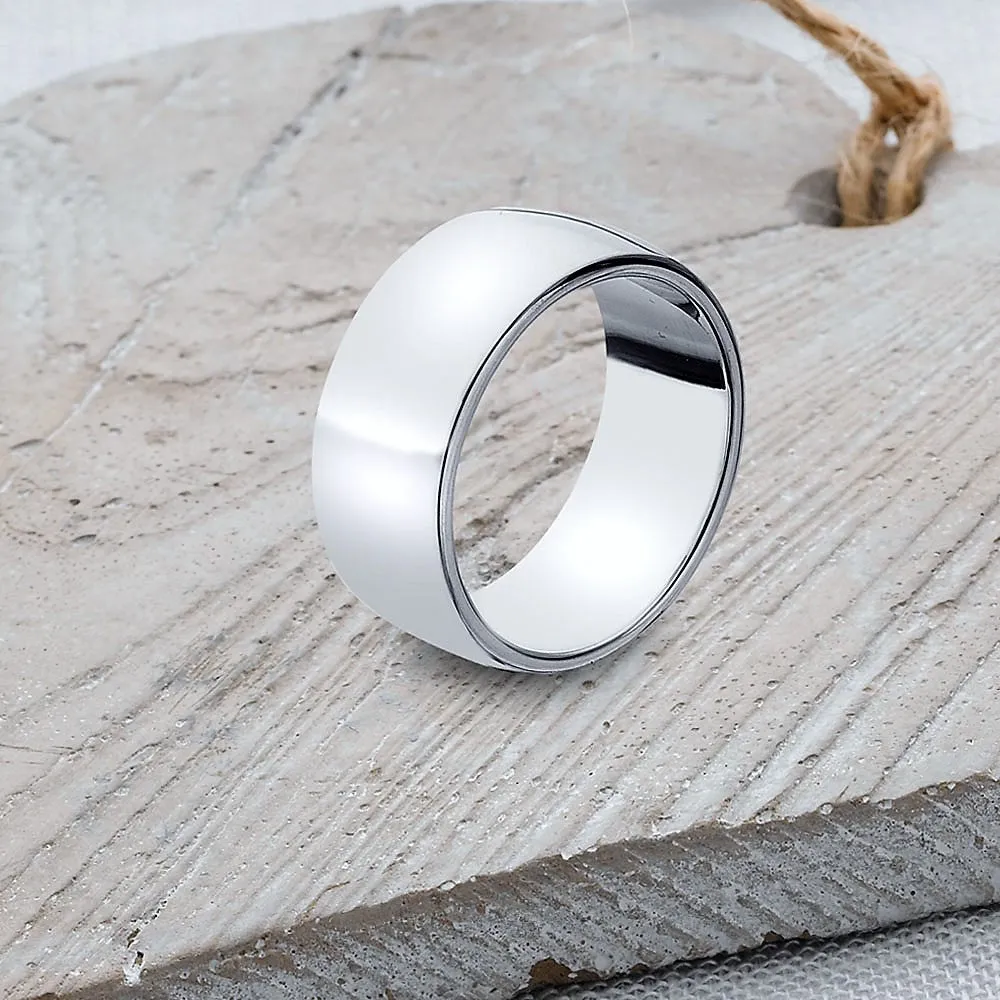 Flat Band Ring - SR106 2mm-10mm SIZES G-Q