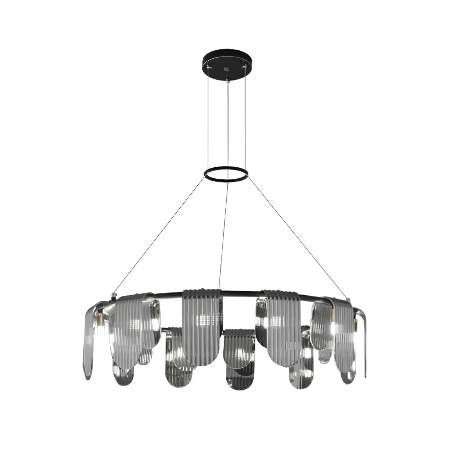 Folioles Brass Chandelier