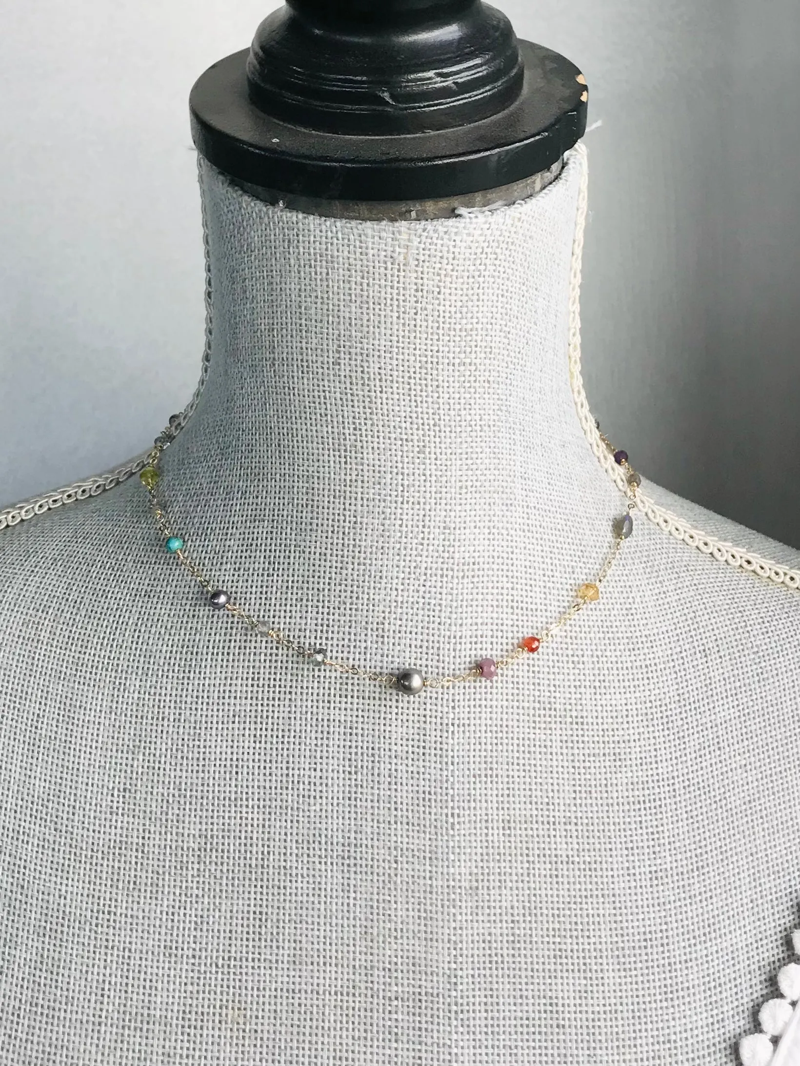 Gemstone Choker