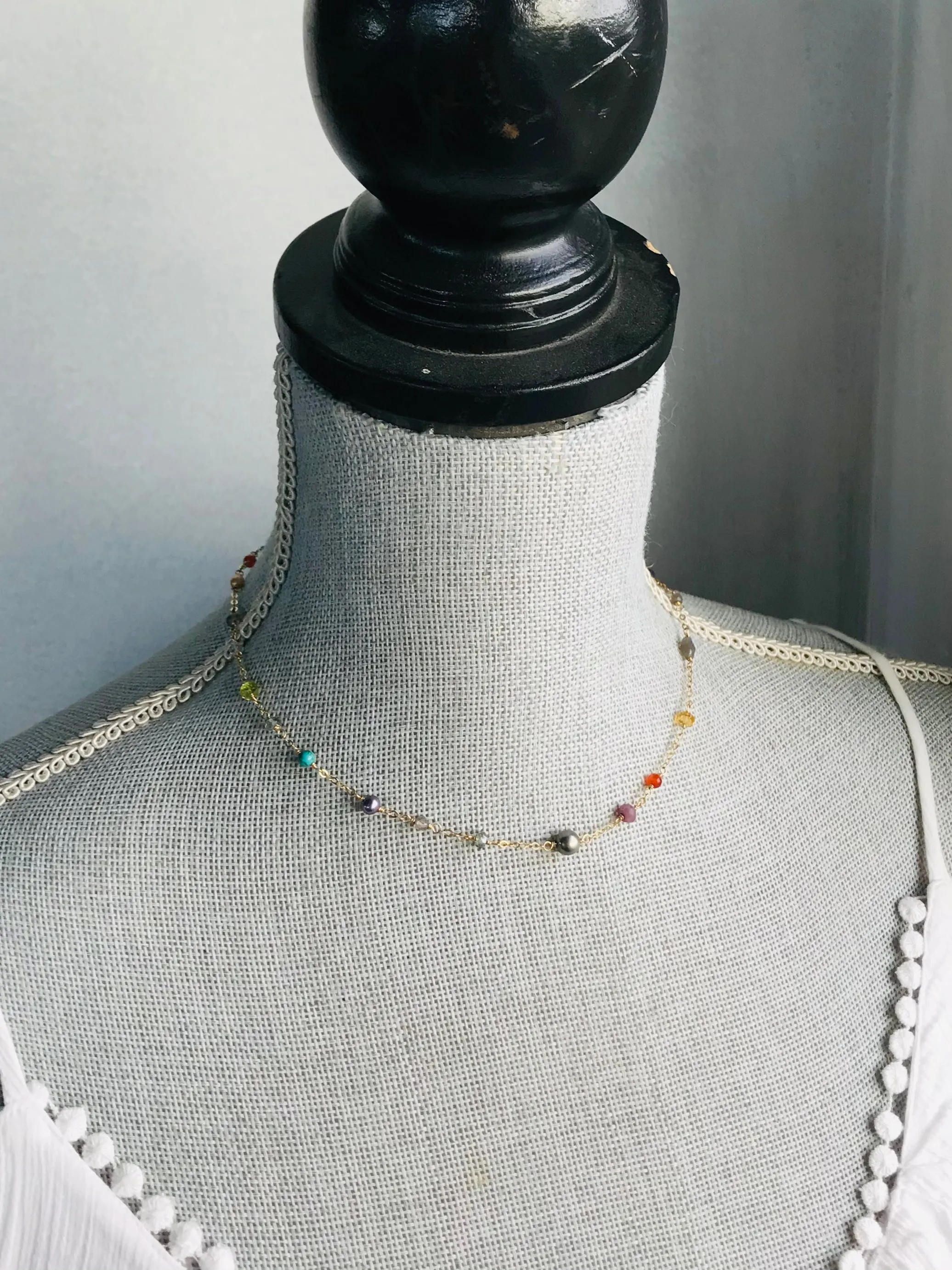 Gemstone Choker