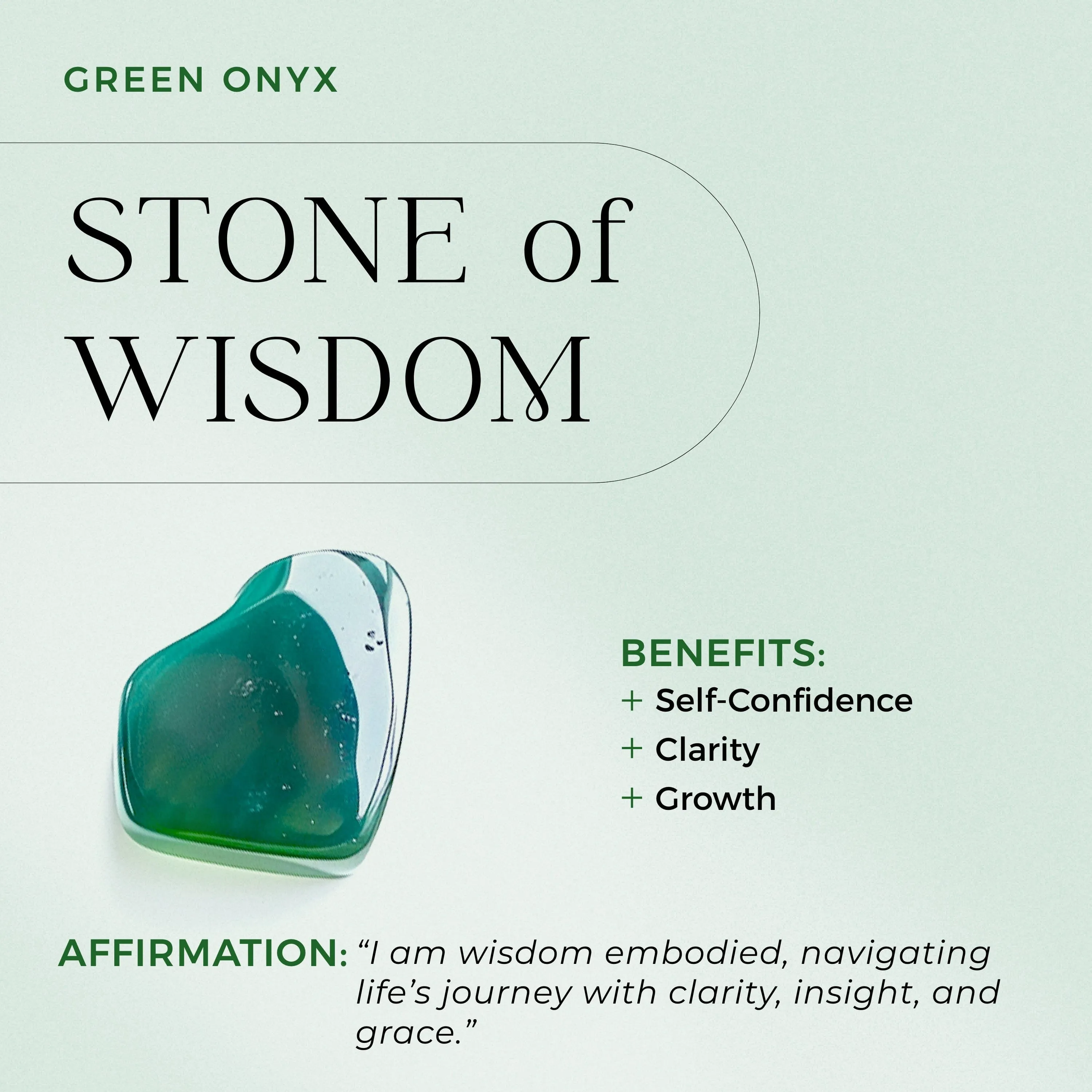 Green Onyx Necklace - Solitaire